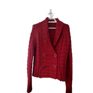Roberto Collina cardigan sweater wmns M wool mohair double breasted Italy